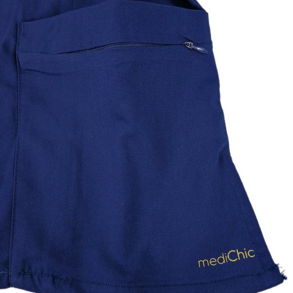 Medichic Scrub Top Women's XS Navy MC4121 - Picture 5 of 7